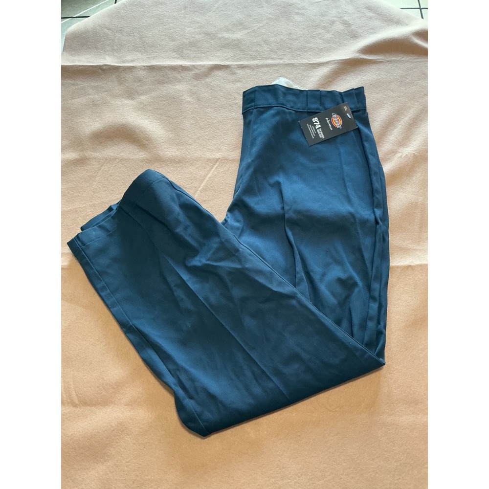 Dickies 874 Work Pant Women 36 Short Blue New Original Fit Twill NWT